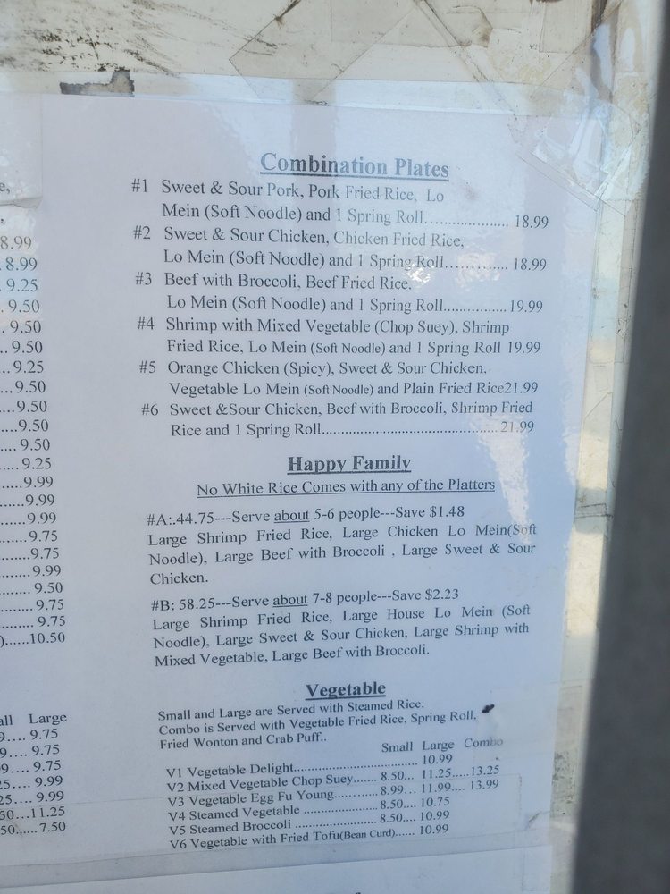 Liyuen Menu - Image 1