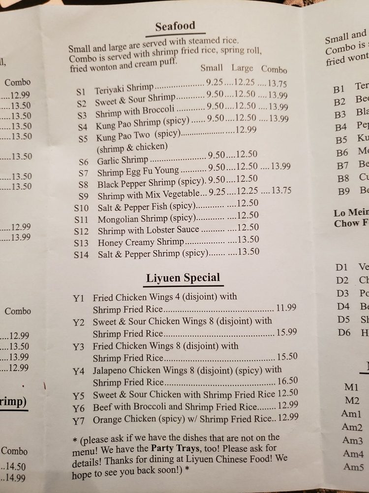 Liyuen Menu - Image 11