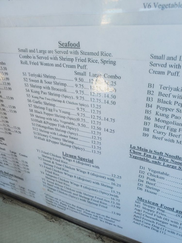 Liyuen Menu - Image 3